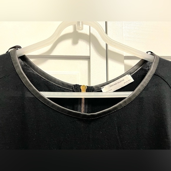 Zara Women’s Short Sleeve Black Top (S) - Picture 4 of 8